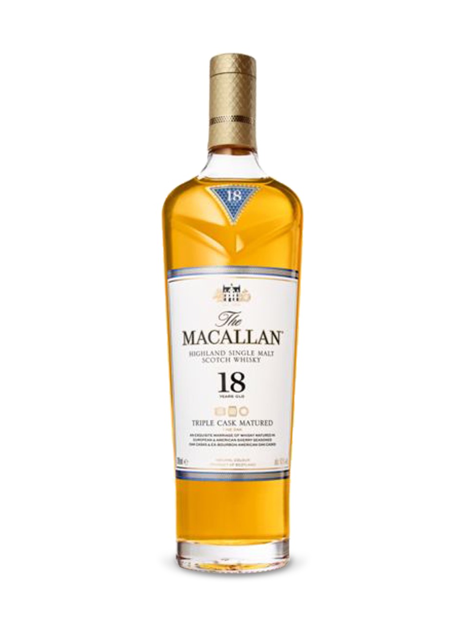 Runner 18 Yo Triple Cask The Macallan Distillers 750ml Bottle