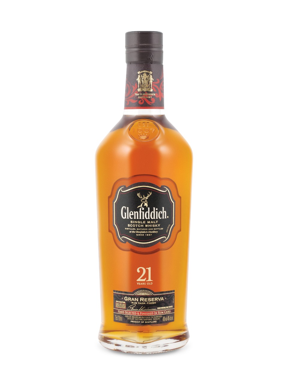 Glenfiddich Gran Reserva 21 Year Old Single Malt Scotch Whisky Lcbo