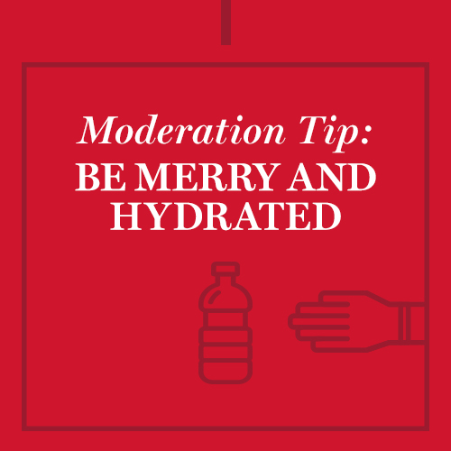 Moderation Tip:  Be merry and hydrated 