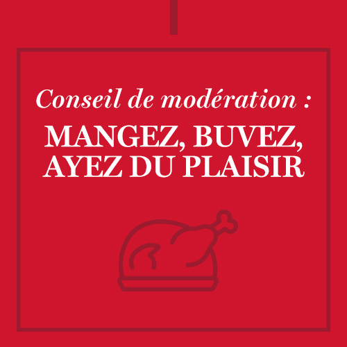 Conseil de modération : Mangez, buvez, ayez du plaisir