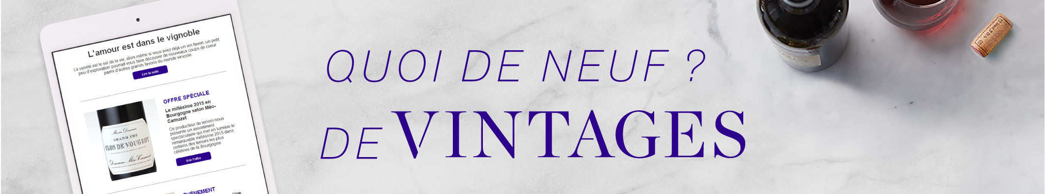 Quoi de neuf ? de Vintages