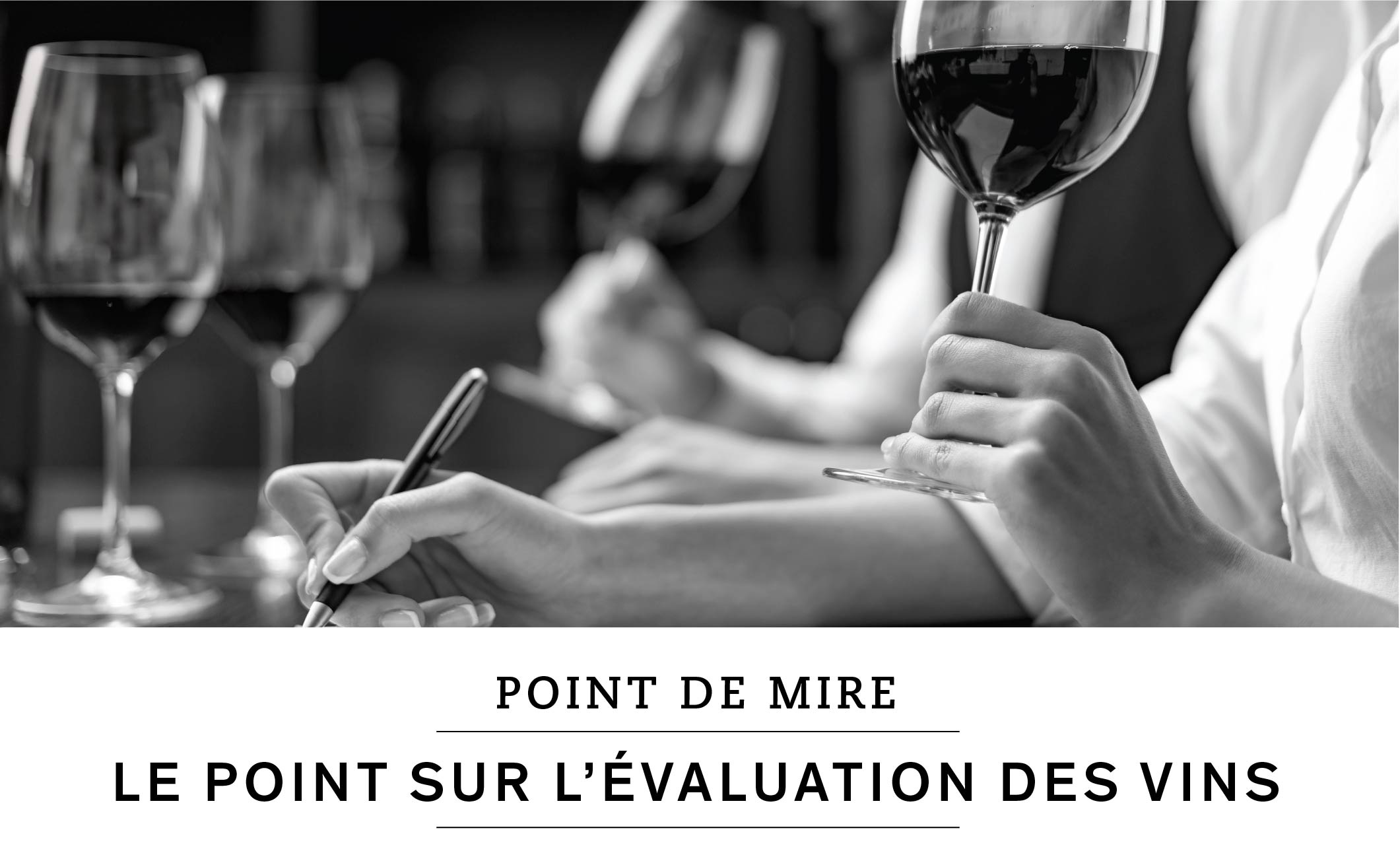 Point de mire : Le point sur l’évaluation des vins