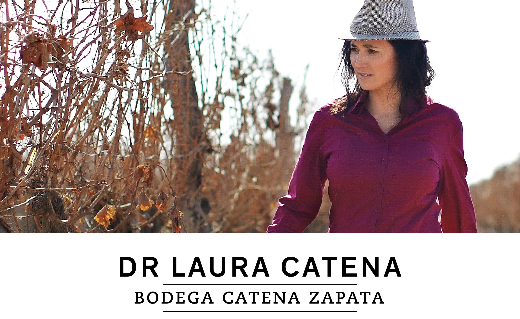 Bodega Catena Zapata : Dr Laura Catena 